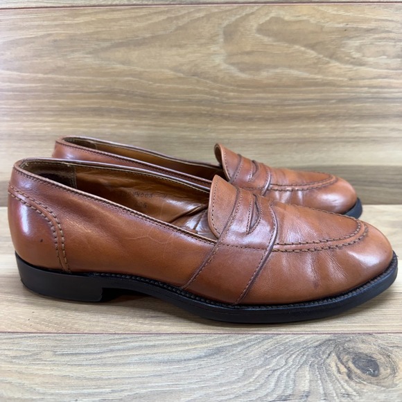 Alden Full Strap Penny Loafers Burnished Tan 8 B/D Leather Dress Business 685 main image 10